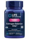 Livsforlengelse Estrogen Balance Elite, Menopause Støtte Supplement, Hormon Balance, Hot Flashes, Natt Svette, Vaginal Tørrhet, Glutenfri, Ikke-GMO, Vegetarisk, 60 tabletter.