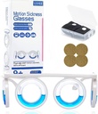 Bevegelsessykeglass,Motion Sykhet Bands (tilfeldig farge),Motion Sykhet Patch,Anti Sykdom,Tre i én pakke for voksne eller barn