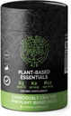 SOLID ROOTS Vegansk vitamin D3 + K2 + B12 for bein, hjerte, hud, tannplantebaserte multivitamin Essentials