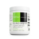 DAVINCI Labs D3/K2 væske - flytende vitamin D & vitamin K Supplement for bein helse, hjerte støtte og kalsium absorpsjon - 30ml (30 Serveringer)
