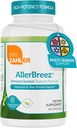 Zahler AllerBreez immunsystem støtte formel med vitamin C, Quercetin, vitamin B5, MSM & Stinging Nettle - Seasonal & Year-Round Immune Support Supplement, Dhist Allergy Supplement (180 kapsler)