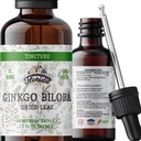 Ginkgo Biloba Tinkture Organic Ginkgo Biloba Ekstrakt (Ginkgo Biloba) Tørket Leaf Herbal Supplement 2 oz