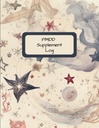 PMDD Supplement Log Book | Logg bok å registrere vitaminer og medisiner for premenstruell dysforisk forstyrrelse