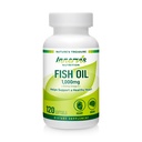 Fiskeolje 1000mg – hjerte, hjerne og øye støtte med Omega-3 EPA & DHA, 120 Softgels, ikke-GMO ® Innervis ernæring