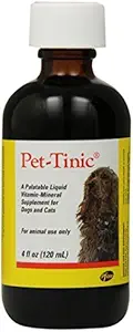 Pfizer Animal Pet-Tinic Vitamin-Mineral Supplement for hunder og katter, 4-Ounce av Pfizer Animal