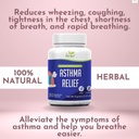 Astma relief - Lung støtte Supplement for å opprettholde total lunge og pustende helse - 100% naturlig herbal supplement