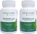 Tatva's Herbs Boswellia Serrata Supplement, Boswellia Extract Capsules, Joint Support Supplement, CO2 Extract, Boswellia Complex Powder, 2-Pack, 240 Count, 500 mg - 25 års Premium Service