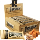 Braven Bar Caramel Nut Energi Bars (1,59 oz, pakke på 20) – Energi Chews med 5g Protein – On-the-Go Energi Snacks for løping, fotturer og idrett - Glutenfri Snacks for responderbar energi Boost