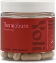 Yoli® Thermoburn Energy Supplement med grønn teblad, Guarana, Choline, bringebær ketoner og termo-G proprietær blanding - Energivitamin, 60 kapsler