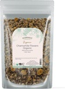 Starwest Botanicals Organisk Kamille Blomster Hele - Tørket Loose Leaf Urt for Te, Herbal Lotions, & Baking, Kilder fra Egypt, sertifisert Kosher, Ikke-GMO - 4 oz Pouch