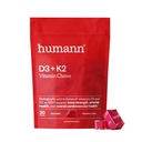 Humann Vitamin D3 Chews - høy potens Vitamin D 5000iu (125mcg) hjelper støtte sunn humør, immunitet, pustende helse og bein helse, blandet berry flavor, 30-talls