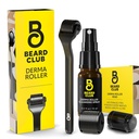The Beard Club Derma Roller, rengjøringsprøyte og utskiftningshode - Skjeggruller med rengjøringssprøyte og erstatningshode