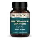 Dr. Mercola Niacinamid Vitamin B3-50 mg per tablett - støtter Metabolsk Helse - Ikke-Flushing - Mini-faner - Ikke-GMO, Glutenfri og soya-fri - 270 Services (270 tabletter)