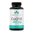 Luma Nutrition CoQ10 400mg Softgels - høyabsorpsjon Coenzym Q10 - Co Q-10 200mg / 400mg Per Serving - hjertehelse - 60 flytende Softgels