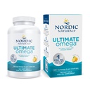Nordic Naturals Ultimate Omega, Lemon Flavor - 180 Soft Gels - 1280 mg Omega-3 - Høy potensfiskolje med EPA & DHA - Fremmer hjerne- og hjertehelse - Non-GMO - 90 Services