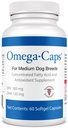 Omega-kapsler For Medium Hundeavler - Omega 3, Vitaminer, Mineraler, Antioksidanter - Støtte immunsystem, ledd, hjerte og hjerne - 60 Softgelkapsler