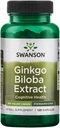 Swanson Ginkgo Biloba ekstrakt 24% 60 Milligrams 120 kapsler