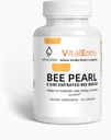 Bee Pollen Suppelment - Bee Pollen, Propolis, og Royal Jelly - Vitaleons Bee Pearl - Hver perle har vitaminer, mikroeler, polyfenoler og antioksidanter (vegetarianere, 60 kapsler)