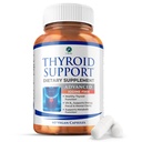 1 Body Thyroid Support Supplement, jod-fri, Vegansk, med L-tyrosin og Ashwagandha, 60 kapsler