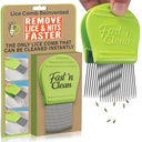 Fast 'n ren - Lice Comb rengjort - Selvrensende Lice Comb