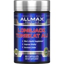 ALLMAX Essentials LongJack Tongkat Ali - 60 Kapsler - Helsetilskudd for menn - forbedrer vialitet - 60 Serveringer