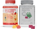 SmartyPants Kids Multivitamin Gummier & Kids Mineral Chews: Multivitamin med Omega 3 Fiskeolje (EPA / DHA) og Multimineral med magnesium Citrat & Kalsium, 30 dagers forsyning Hver