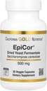 California Gold Nutrition EpiCor®, tørket Yeast Fermentate, 500 mg, 30 Veggie Capsules