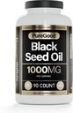Svart Seed Oil Capsules, 500 mg, kaldt presset høy potens Digestive Aid, 90 teller 100% ikke GMO ren svart cumin Seed Oil Kapsler