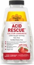 Land Life Acid Rescue Chewable Tabletter - Certified Vegan & Glutenfri Heartburn Relief, 400 mg Kalsium & Magnesium, Ikke-GMO, Sukkerfri Mint Flavor, støtter Bone Helse, 220 greve