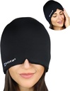 Raskvirkende Migraine Relief Cap - Utformet for Migraine, Sinus Tension Hodepine Relief, Dobbelt lag Gel ismaske, Terapeutisk Migraine Mask - Kald og varm komprimering, En størrelse passer alle