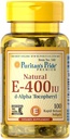 Puritans Pride Vitamin E 268 mg Blandet Tokoferols Naturlig immunstøtte fra Pride®, 400 IE /, 100 Telling
