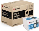Dealmed 4" x 4" Kirurgiske sponger, 8-Ply, Ikke-Woven Absorbent Gauze Sponges for sårpleie, førstehjelpssett og medisinske fasiliteter, 200 greve (sak 20)