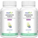 TUDCA Liver støtte Supplements 1200 mg-tredepart tested-Bile Salts for Liver Detox Cleanse-High Styrke Formula-Vegan Kapsler for Liver,Gallbladder,Kidney Helse, 2 flaske-120 Kapsler
