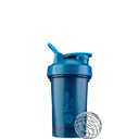 BlenderBottle Classic V2 Shaker flaske Perfekt for proteinshakes og pre trening, 20-Ounce, Ocean Blue