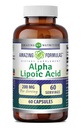 Amazing Formula Alpha Lipoic Acid | 200 Mg Supplement | Kapsler | Ikke-GMO | Glutenfri | laget i USA (1 pakke, 60)
