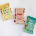 Happy Hormone Bars l Proteinsyklus Syncing Bars med organisk Ginger l fremmer hormonbalanse l støtter fruktbarhet, Egg kvalitet, PMS & Sperm helse (28 pakke, syklus Sync Stack (5 chai krydder, 9 kirsebær berry, 14 nøttekakao)))
