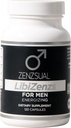 ZENZSUAL LibiZenzs menn - naturlig kosttilskudd blanding med Ginseng, Maca Root, Ashwagandha - øker testosteron nivåer - Glutenfri (120 kapsler)