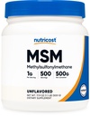 Nutricost ren MSM pulver 500 gram (metylsulfonylmetan)