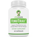 VitaMonk FenuTraxTM Fenugreek Extract Kraftig 50% Fenugreek Seed Extract Standardisert for Fenuside - høy furostanol Glycoside og Saponin innhold Når sammenlignet med Testofen - 60 Kapsler