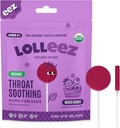Lolleez Organic Lollipops For Kids Sore Throat Relief, Blandet Berry Perfekt For Soothing En Sore Throat Mens Smakende Flott, Blandet Berry Flavor, 28 greve