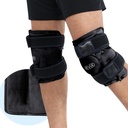 REVIX Ice Packs for Knee Relaxation, Reusable Gel Ice Wraps med kald kompresjon for forbedret fleksibilitet og gjenoppretting, Plush Deksel og langvarige kulde, et sett med to, svart
