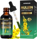 Mullein Drops for Lungs - Lung Cleanse - Leaf Extract - Herbal Supplements - Kraftig Mullein for immunstøtte, Detox & Respiratory Support - 2 fl oz