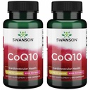 Swanson CoQ10 - Hjelper med å fremme hjertehelse, energistøtte, og hjelpemidler samlet kardiovaskulær system helse - bidrar til å opprettholde coenzym Q10 Supplement - (100 kapsler, 120 mg hver) (2 pakke)