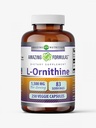 Amazing Formler L-Ornithine Supplement | 1500 Mg Per Serving | 250 Veggie kapsler | Ikke-GMO | Glutenfri | Laget i USA