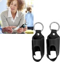Inhaler Case Holder, 2PCS Astma Inhaler Holder Bærbar lagring Beskyttende PU Leather Astma Inhaler tilfelle lett vekt og beskyttende skall for daglig bruk, reise og skole (svart)