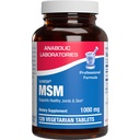 Metylsulfonylmetan MSM Supplement 1000mg - høy styrke mykt vev og felles støtte Supplement med MSM fra OptiMSM - vegetarisk ikke-GMO & laget i USA i cGMP-fasiliteter - 60 Services