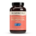 Dr. Mercola Wild Fanget Alaskan lakseolje, 30 serveringer (90 kapsler), Omega-3s, kosttilskudd, støtter sunn hjerne og kognitiv funksjon, ikke-GMO, MSC sertifisert