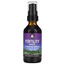 WishGarden Urter Fertilitet Prep - naturlig fruktbarhet Herbal Supplement med Vitex, rød Maca & bringebær leaf, støtter sunn hormonbalanse for kvinner, optimal uterine helse og begrep, 2oz