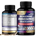 Cadane Resveratrol Supplement - 10in1 Plus med Quercetin, Berberine, grønn te, Grapefrø, Hawthorn Berry, Turmeric, Rhodiola Rosea, Ginkgo Biloba, og svart pepper - 60 kapsler