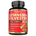 Satoomi ren Gymnema Sylvestre kapsler ekstrakt - 90 kapsler for 3-måneders - Kombinert med Neem Leaf, Holy Basil & Turmeric Curcumin Root